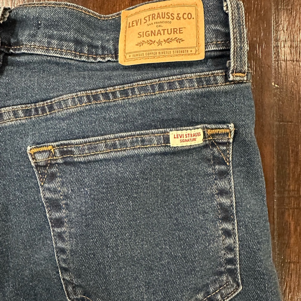 Levi's Signature High Rise Straight Jeans
